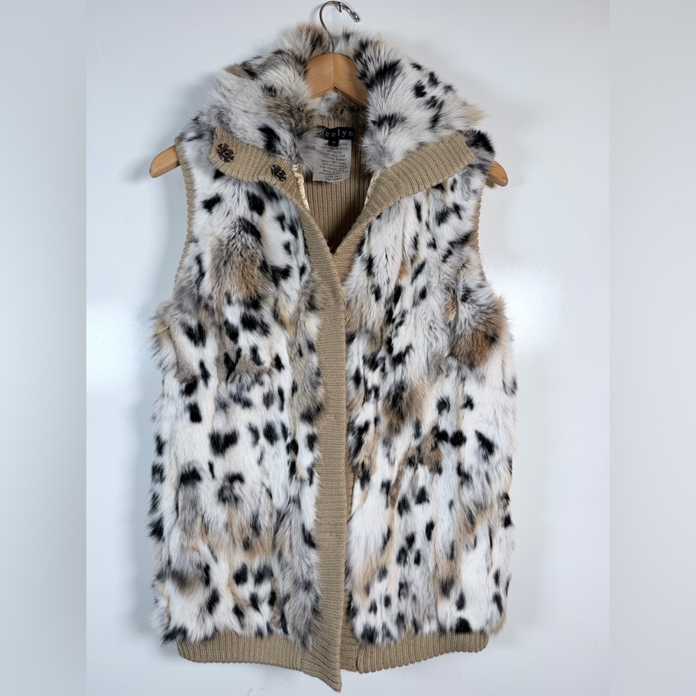Jocelyn Multicolor Faux Fur Vest
